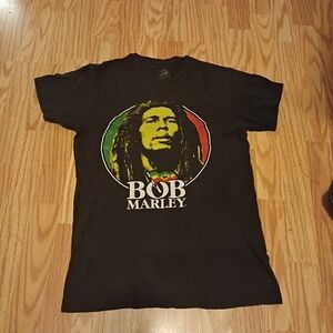 Bob Marley Black Graphic T-Shirt
